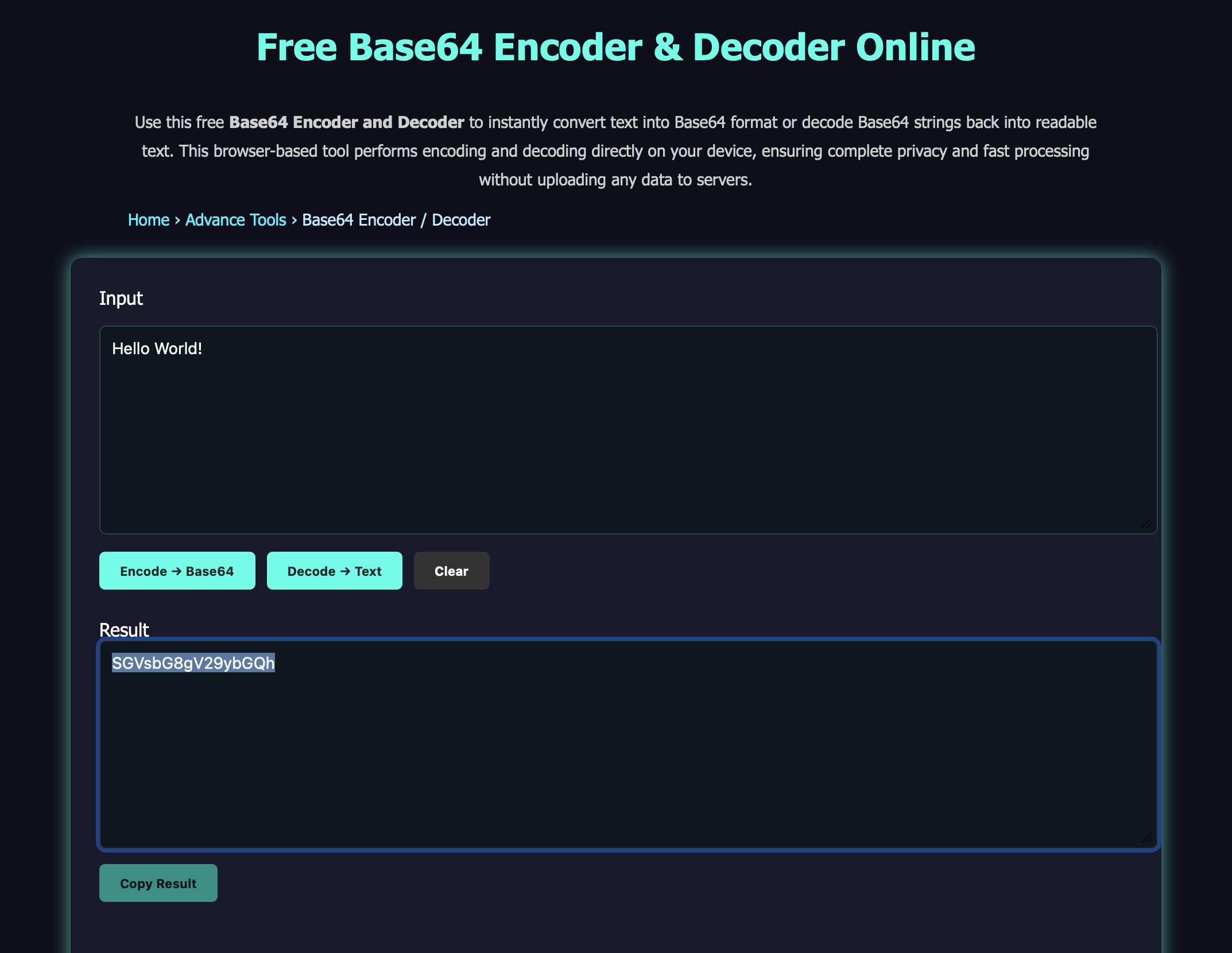 Base64 Encoder & Decoder Online – Encode & Decode Base64 Instantly | Docynx